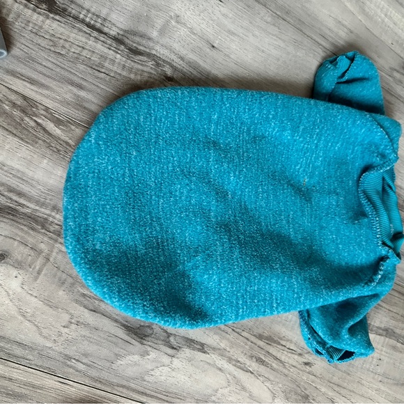 Dog / Cat Classic turquoise / blue fleece lined sweater- size small - Picture 6 of 7